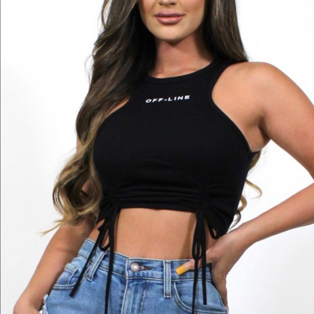 Off-line tank top